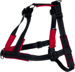Koerte traksid Trixie Walk Soft, must v./punane v., 550 - 900 mm x 25 mm, M-L