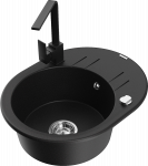 K&ouml;&ouml;givalamu Mexen Kevin, graniit, 58.6 cm x 45.8 cm x 18 cm, must/kroom