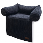 Loomavoodi Designed by Lotte Bench Cushion Ribbed 715273, antratsiit v., 50 cm x 50 cm