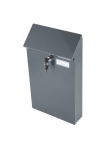 Postkast Haushalt PD958, must/hall, 25.4 cm x 9 cm x 43.1 cm