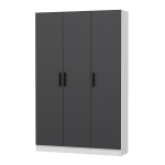 Esiku riidekapp Kalune Design Noah 8210, antratsiit v., 35 cm x 135 cm x 210 cm