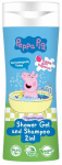 Laste du&scaron;igeel ja &scaron;ampoon Peppa Pig 2in1, 300 ml