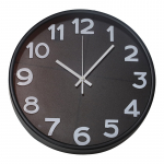 Kvartsseinakell Besk, must, 30 cm x 30 cm, 30 cm