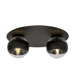 Valgusti lagi Emibig Solar 2, E14, 2 x 10 W, must v.