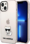 Telefoni &uuml;mbris Karl Lagerfeld Choupette Body KLHCP14MCTTRI, Apple iPhone 14 Plus, l&auml;bipaistev/roosa