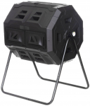 Komposter Tarmo Tumbler, 62 cm x 72 cm x 95 cm, 160 l, must v.