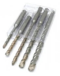 Puuride komplekt Domas V-Plus, betoon, keermega, sds plus, 6 mm x 16 cm