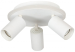 Valgusti lagi Light Prestige Parma WH LP-0612/3C Round, GU10, 3000 - 6000 &deg;K, 3, kuldne v./valge v.