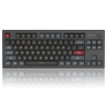 Juhtmega m&auml;nguklaviatuur Montech MKey TKL Gateron Red, EN, must v.
