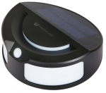 Seinapealne p&auml;ikesepaneeliga valgusti Forever Light Sunari, 6W, IP65, must v.