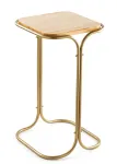 Kohvilaud Kalune Design SHB-001-C, pruun v./kuldne v., 30 cm x 30 cm x 52 cm