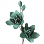 Kunstlill, magnoolia Flore 715, t&uuml;rkiissinine, 86 cm x 20 cm