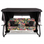 Aiakiik Patio Venezia Lux Black Edition, mitmev&auml;rviline, 221 cm x 143 cm x 173 cm