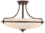 Valgusti lagi Elstead Lighting Griffin QZ-GRIFFIN-SFM-PN, E27, 4 x 60 W, pronks v.