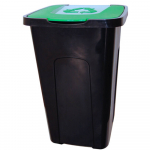 Sorteerimiskast NoName Greg, 50 l l, must v./roheline v.
