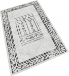 Vaip sise Conceptum Hypnose W1051, valge/must, 100 cm x 60 cm