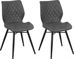 Toolide komplekt Beliani Lisle, matt, hall v., 56 cm x 44 cm x 86 cm, 2 tk