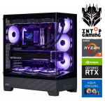 Statsionaarne arvuti Intop Ryzen 7 8700F, 3 TB, DDR5 64 GB, SSD+HDD 1 TB 2 TB, Nvidia GeForce RTX 5060 Ti 16 GB GDDR7