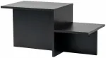 Kohvilaud Nordure Harmony, must v., 40 cm x 80 cm x 40 cm