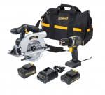 Juhtmevaba t&ouml;&ouml;riistakomplekt koos akuga Grunder CD-B0A18+CS-L1118, 18 V, 2 Ah/4 Ah