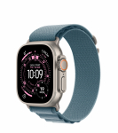 Nutikell Apple Watch Ultra 3 GPS + Cellular 49mm MEWM4ET/A, natural titanium korpus light blue alpine loop rihmaga &ndash; M