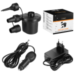 Elektriline pump Nils Camp NC17115, must, 10.5 cm x 10.5 cm