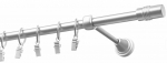 Kardinapuu Eliza Cylinder, 150 cm, &Oslash; 16 mm, matt kroom v.