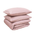 Voodipesukomplekt Domoletti Solid POWDER, roosa v., 140 x 200 cm
