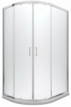Du&scaron;ikabiin Besco Modern, nurgaga, aluseta, 120 cm x 90 cm x 190 cm