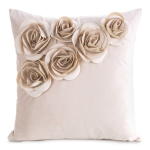 Dekoratiivpadjap&uuml;&uuml;r Flores 1, roosa v., 45 cm x 45 cm