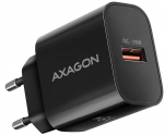 Telefoni laadija Axagon ACU-QC18, USB Type A, 7.9 cm, must v., 18 W