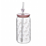 Kruus k&otilde;rrega Allesken Peter Ribbon, l&auml;bipaistev/roosa, 0.48 l