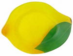 Serveerimistaldrik Allesken Aria Fresh Lemon, 21 cm x 16 cm x 2.2 cm, kollane v., klaas