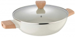 Pott Bergner Naturally BG-34747, 28 cm, 2.4 l, valge v.