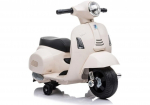 Laste elektriline mootorratas Vespa GTS 300 Mini, valge v.