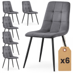 Toolide komplekt Akord Nero, matt, grafiit v., 43.5 cm x 45.5 cm x 87 cm, 6 tk