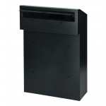 Postkast Orno Fiji, must v., 12 cm x 29.5 cm x 40 cm