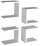 Seinariiul Kalune Design Base 495SSE1106, valge v., 30 cm x 19.6 cm x 30 cm (kahjustatud pakend)