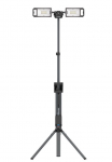 Ehitusvalgusti koos statiiviga, alus Scangrip Tower 8 Connect, 189 W, 4000 - 8000 lm, 6000 &deg;K, IP30, must v.