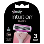 Asendusterad raseerijatele Wilkinson Sword Intuition Quattro, 3 tk