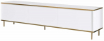 TV-kapp Kalune Design Imaj, kuld v./valge v., 35 cm x 180 cm x 45.2 cm