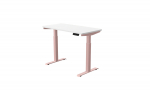 Arvutilaud reguleeritava k&otilde;rgusega Desktronic HomeOne 828 10, 160 cm x 80 cm, 119 cm, valge v./roosa v.