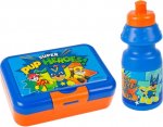 Konteiner toidu jaoks, pudel ja l&otilde;unas&ouml;&ouml;gikarp Starpak Paw Patrol Super Pup Heroes, 0.35 l, sinine v./oranž v., 2 tk