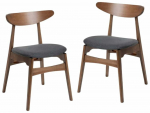 Toolide komplekt Homla Eroso 245323, matt, hall v./pruun v., 55.5 cm x 48 cm x 74.8 cm, 2 tk