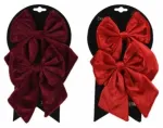 J&otilde;ulupuu ehe Christmas Touch Ribbon, punane v./(v&auml;rv/disain valitakse juhuslikult), samet, 2 tk