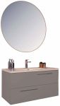 Peegliga vannitoariiulite komplekt Kalune Design Serenity, hall v., 45 cm x 100 cm x 52.5 cm