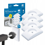 Seinakaitse Sipo SBS-WPO1, 5 cm x 9 cm, valge v., 4 tk