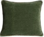 Dekoratiivpadjap&uuml;&uuml;r Homla Elvana 782701, roheline v., 45 cm x 45 cm