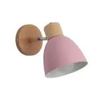 Valgusti seinale CristalRecord Nami, E27, 1 x 20 W, roosa v. / pruun v.