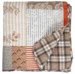 Voodikate Homla Cozy Autumn Patchwork, eriv&auml;rviline, 200 cm x 220 cm